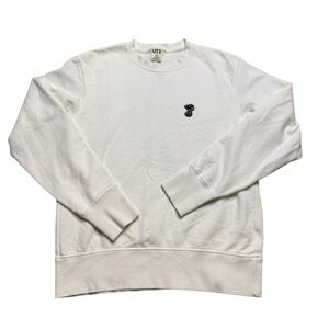 👟 UNIQLO x KAWS x Peanuts Sweatshirt 🤍 Snoopy Minimal Graphic Crewneck 👟‎